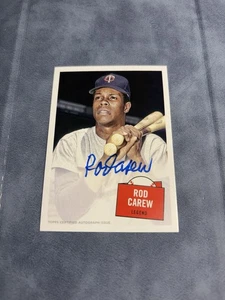 2023 Topps Archives Rod Carew 1957 Auto Autograph Card Twins HOF - Picture 1 of 2