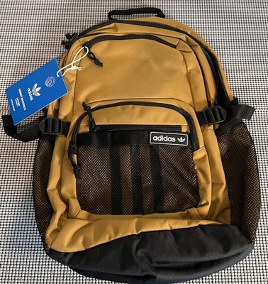 Adidas Originals Energy Mesa Brown School Laptop Sports Backpack Bag - Brand New - Image 1 of 4