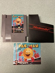 Authentic Nintendo NES Pac-Man NES Game Cartridge | Tested & Working W/Manual