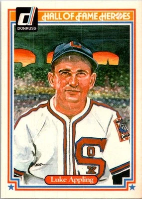 1983 Donruss Hall of Fame Heroes #8 Luke Appling baseball card 11CC - Image 1 of 2