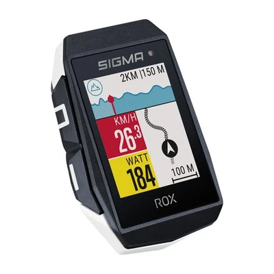 Sigma CICLOCOM.GPS ROX 11.1 EVO Ciclocomputer Wireless, Bianco - Immagine 1 di 4