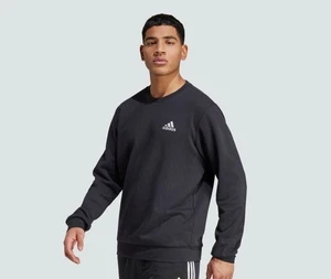 $45 NWT - Adidas men Essentials Fleece Sweatshirt (L) Available Now For Shipping - Picture 1 of 7