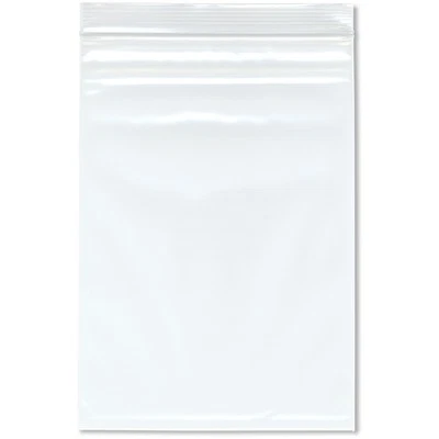 Plymor 7" x 10", 4 Mil Heavy Duty Zipper Reclosable Plastic Bags - Image 1 of 3