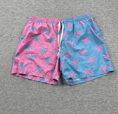 Chubbies Swim Trunks Men's Size XXL Blue Pink Lined 5.5'' Palm Beach Vacation - Image 1 of 4
