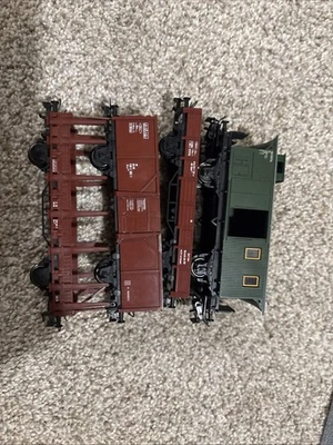 Ho Scale Märklin Lot of 4 Freight, Cars, And Caboose - Image 1 of 4
