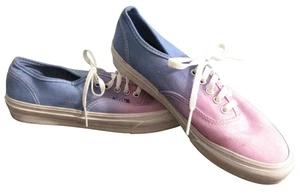Vans Women's 8, Men's 6.5 Pink Purple Ombre Canvas Sneakers - Picture 1 of 5