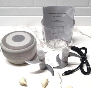 Wireless Portable Electric Garlic Masher / Mini Chopper - New Open Box - Read - Picture 1 of 6