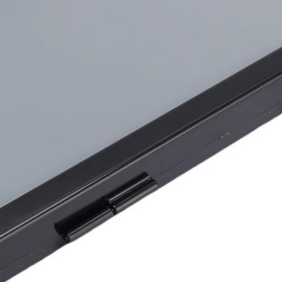 2x License Plate Frame Black Plastic American Standard Front Rear License Pl NEW - Photo 1/4