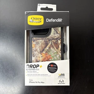 OtterBox DEFENDER SERIES Case for iPhone 14 Pro Max - RealTree Edge Black - Photo 1 sur 2