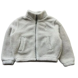 Polo Ralph Lauren Toddler Girls Sherpa Jacket Size 7 Off-White - Picture 1 of 10