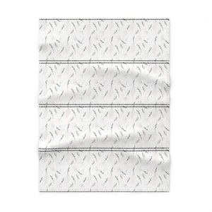 Elegant Floral Soft Fleece Baby Blanket - Picture 1 of 5