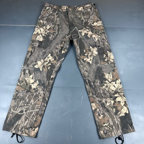 Moose Motocross Riding Pants Mens XL Green Mud Mossy Oak Camo Cargo CVC