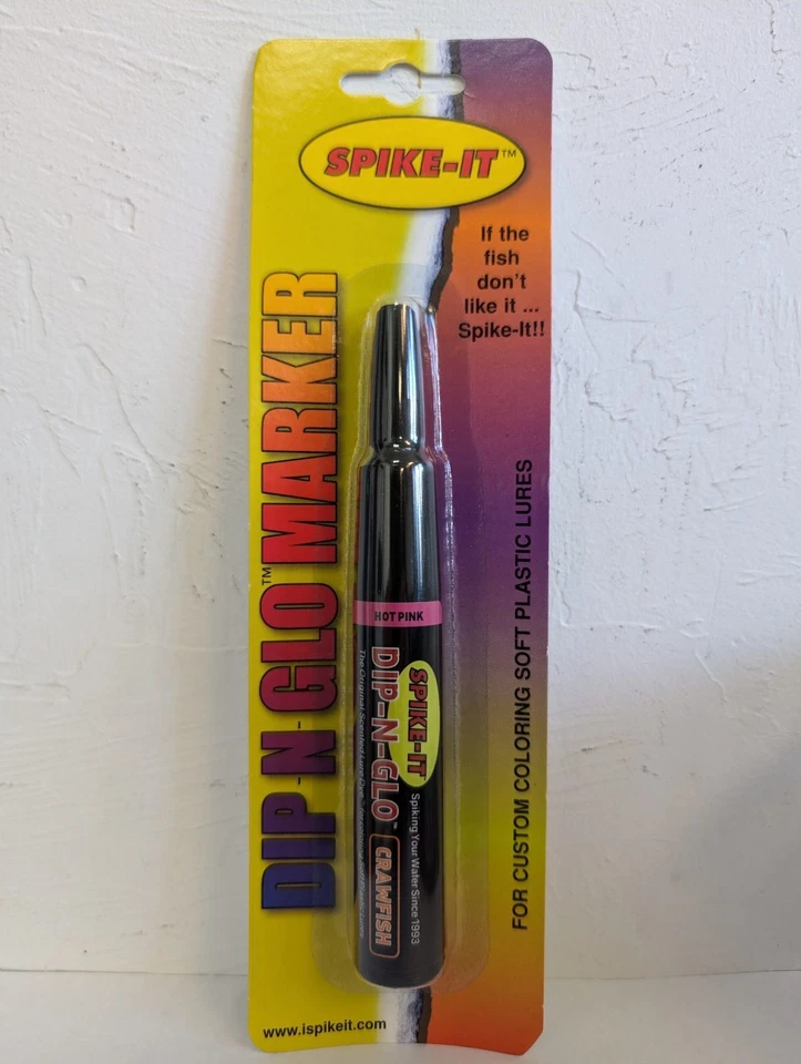 SPIKE-IT DIP-N-GLO GARLIC SCENTED MARKER HOT PINK - Image 1 of 1