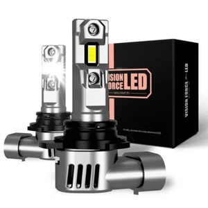 9012 HIR2 LED Headlight Bulb 6000K Xenon White High LOW Beam Bright White 2PCS - Picture 1 of 9