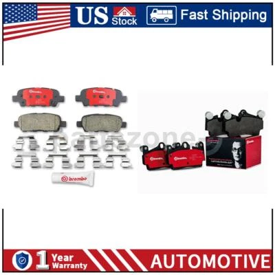 Front Rear Brembo Brake Pads For Nissan 350Z 2005 2004 2003 - Image 1 of 4