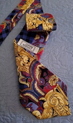 CRAVATTA UOMO (TIE) vintage  GIANNI VERSACE New! rare - Imagen 1 de 4