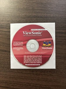 ViewSonic LCD Display User Guide and Installation Software Disc - Picture 1 of 1