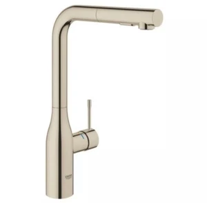 GROHE 30271BE0 POLISHED NICKEL Kitchen Sink Faucet with Pull-Down Sprayer, - Picture 1 of 4