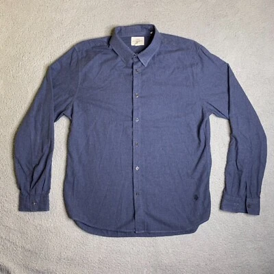 Kent & Curwen Button Up Shirt Mens XL Blue Casual Preppy Long Sleeve 100% Cotton - Image 1 of 4