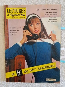 LECTURES D'AUJOURD'HUI N°346 18/4/1959 FESTIVAL DU CINEMA ROMAN DESSINE BERGMAN - Picture 1 of 11