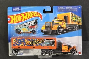 2023 Hot Wheels Super Rigs Bone Shaker + Road Roller - Picture 1 of 4