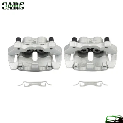 2x Front Brake Calipers w/ Bracket For Jeep Grand Cherokee AWD 2014-2020 - Image 1 of 4