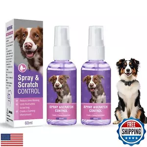 Calming Spray for Dogs 2 Pcs Dog Pheromones Pet Anxiety and Stress Puppy Tran - Picture 1 of 5