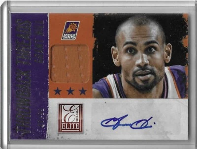 Camiseta deportiva Panini Elite Throwback Threads 2013-14 automática Grant Hill #17 Salón de la fama/99 Suns Foto 1 de 2