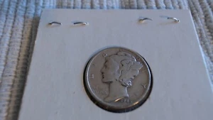 1945-S Merkur Groschen F Fein 90% Silber - Bild 1 von 2