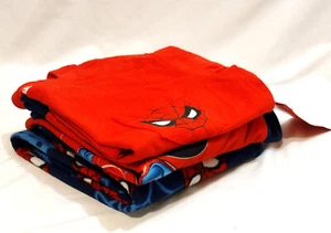 Spider-Man Boy's Size 10 Soft Flannel 2-Piece Pajama Set + Size 8 Shirt NWT - Picture 1 of 9
