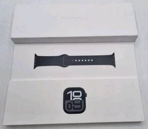 *Sealed* Apple Watch Series 10 Jet Black 46mm Cellular + Sport Band Strap - Picture 1 of 6