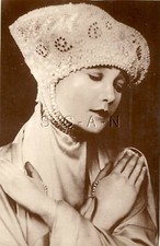 Original Vintage US 1920s Actress Pinup RPPC- Movie Star- Jetta Goudal