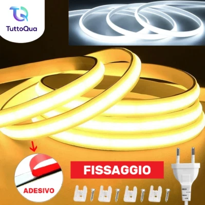 Striscia LED COB 220V Alta Luminosità 2835 Impermeabile Nastri Flessibile Luce - Immagine 1 di 4