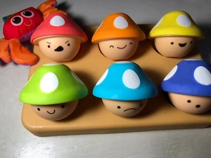 SASSY Mischievous Matching Mushrooms in Sorting Board Social Learning Toy STEM - Picture 1 of 4