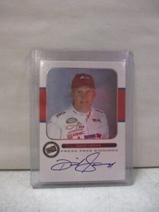 2001 Press Pass Signings David Green