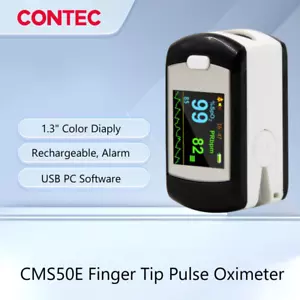 Oxímetro de pulso recargable Spo2 oxígeno en sangre PR monitor PC software, alarma, nuevo - Imagen 1 de 10