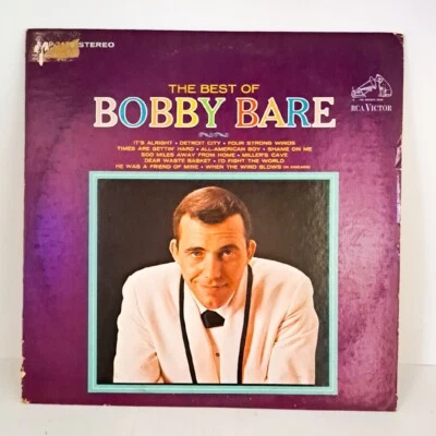 Bobby Bare - The Best Of - RCA Victor Record Vinyl LP - Country Music - Image 1 of 4