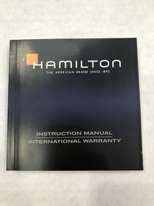 Hamilton Uhr Original Schwarz Bedienungsanleitung & Internationale Garantie - Bild 1 von 3