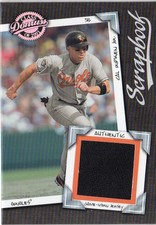 2001 Donruss Class of 2001 Scrapbook Baseball Card #SB24 Cal Ripken/525 Jsy