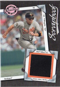 2001 Donruss Class of 2001 Scrapbook Baseball Card #SB24 Cal Ripken/525 Jsy