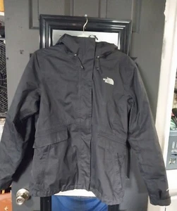 Cappotto nero medio The North face con fodera grande marrone chiaro - Foto 1 di 13