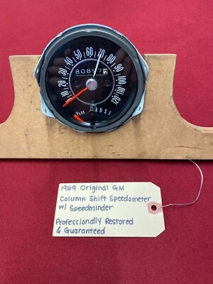 1969 Restored Oldsmobile F85, Cutlass, 442 Speed Minder Column Shift Speedometer - Image 1 of 4