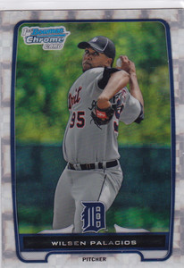 2012 (TIGERS) Bowman Chrome Prospects X-Fractors #BCP163 Wilsen Palacios