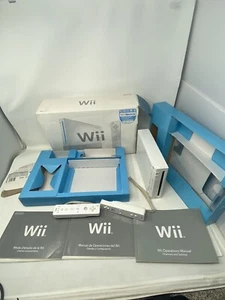 Original Nintendo Wii Home Console System W/ Wii Remotes & Box UNTESTED no cords - Picture 1 of 16