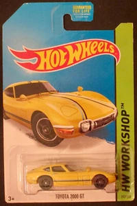 HOT WHEELS Toyota 2000 GT Yellow 2014 NIB - Picture 1 of 1