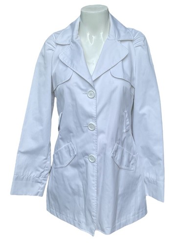 VETEMENTS EXPRESS CAPPOTTO AVORIO TAGLIA Media Nuovo Cintura Mancante