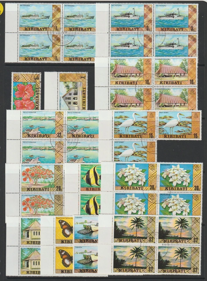 KIRIBATI 1979-81 LOCAL MOTIVES USED SET (VF) - Image 1 of 1