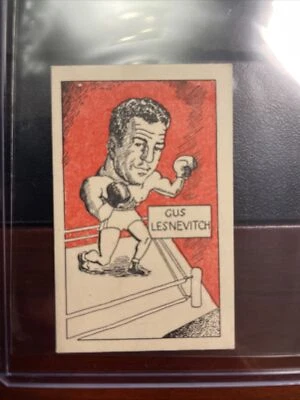 1947 D. Cummings and Son Famous Fighters #49 Gus Lesnevich NM/NM+ UER 5418  - Image 1 of 2