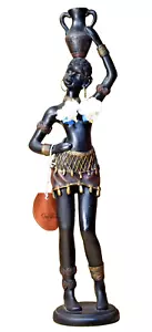 Jamaican Wood Figurine 14in - Picture 1 of 7