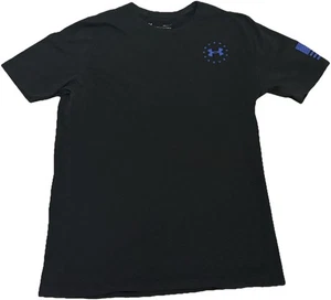 T-shirt Under Armour HeatGear Freedom uomo taglia small nero blu - Foto 1 di 5
